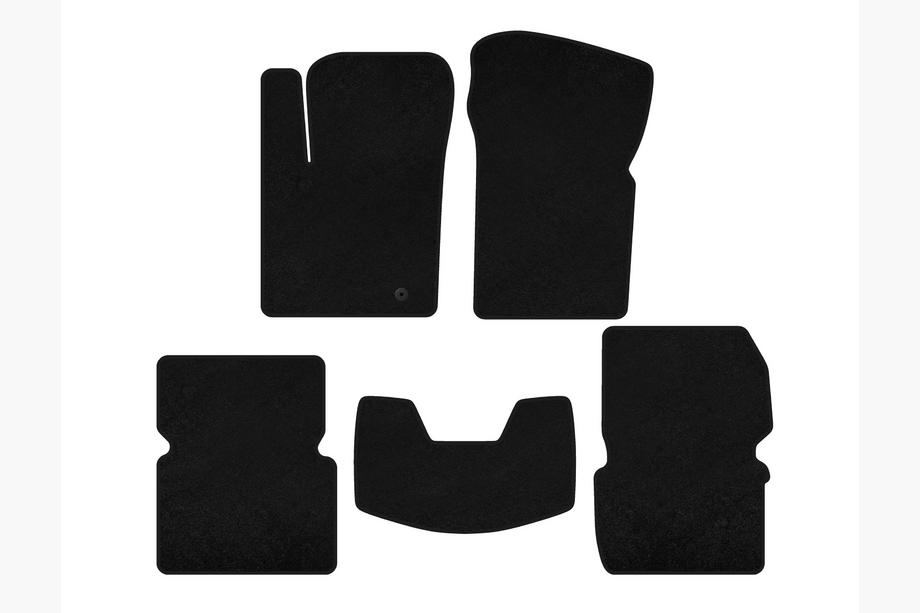 Dodge Avenger 2007-2014 Textil Fußmatten Premium (Schwarz) Image