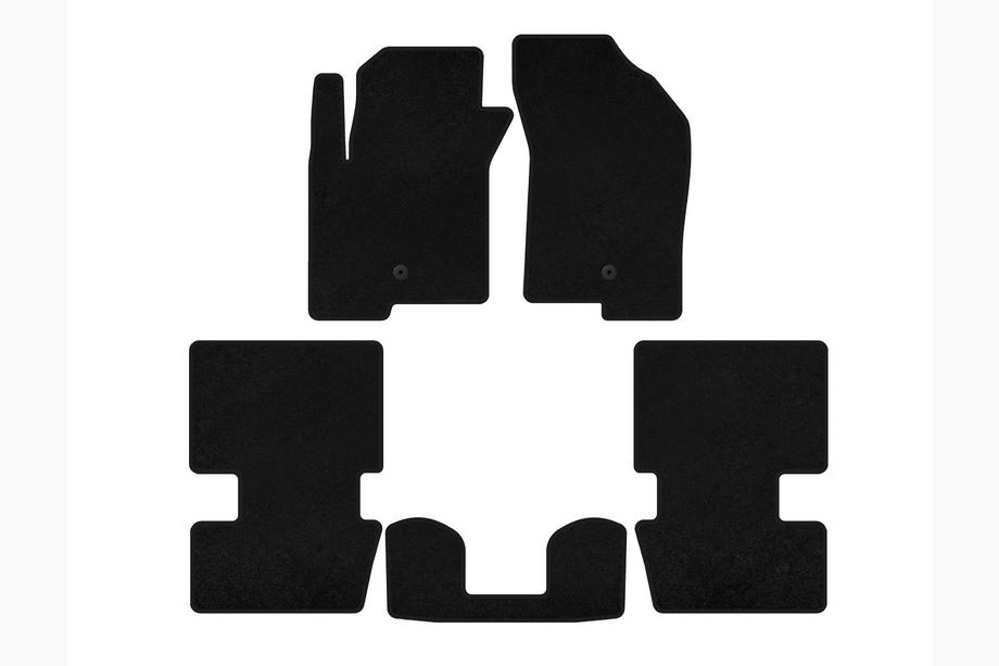Dodge Caliber 2006-2011 Textil-Fußmatten Premium (HB, Schwarz) Image