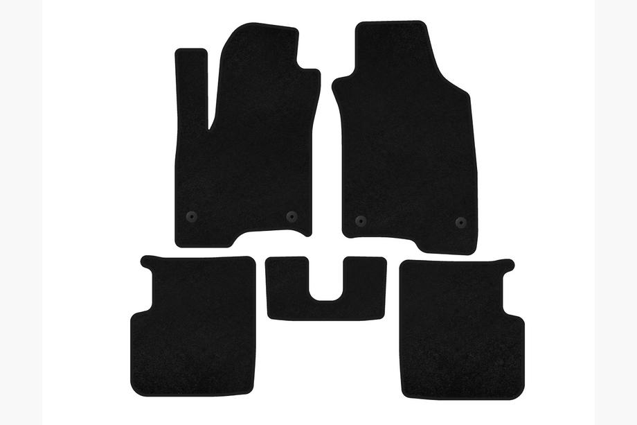 Fiat Panda 2011-2023 Textil Fußmatten Premium (Schwarz) Image