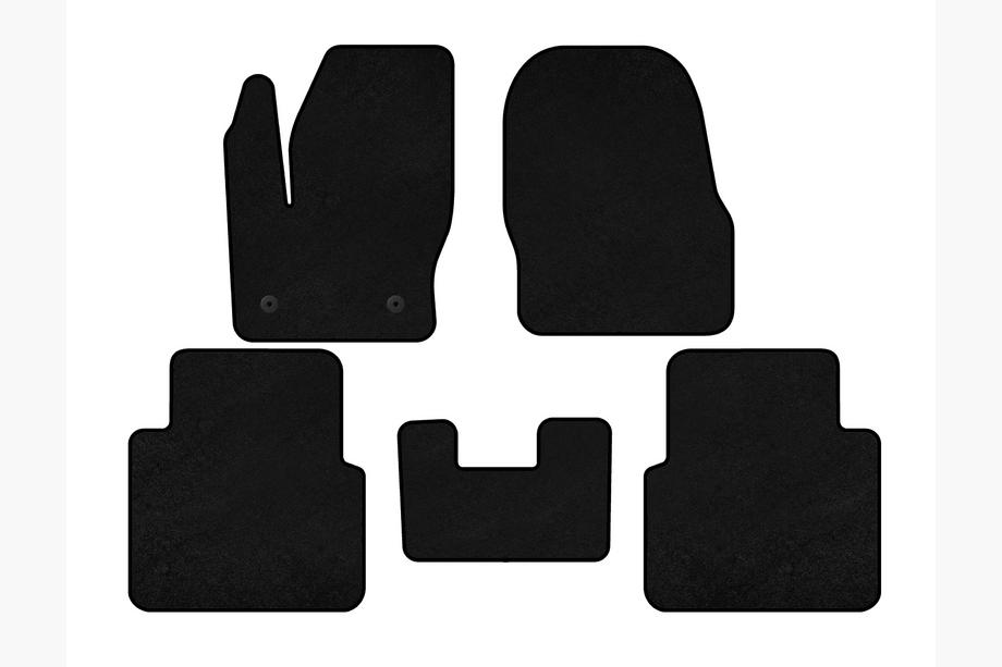 Ford Connect 2014-2021 Textil Fußmatten Premium (Schwarz) Image