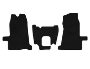 Ford Transit 2000–2014 Textil Fußmatten Premium (2000-2006, 1+1, Schaltgetriebe, Schwarz) Foto 1