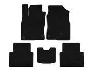 Honda Civic Sedan X 2016-2021 Textil-Fußmatten Premium (SD, Schwarz) Foto 2