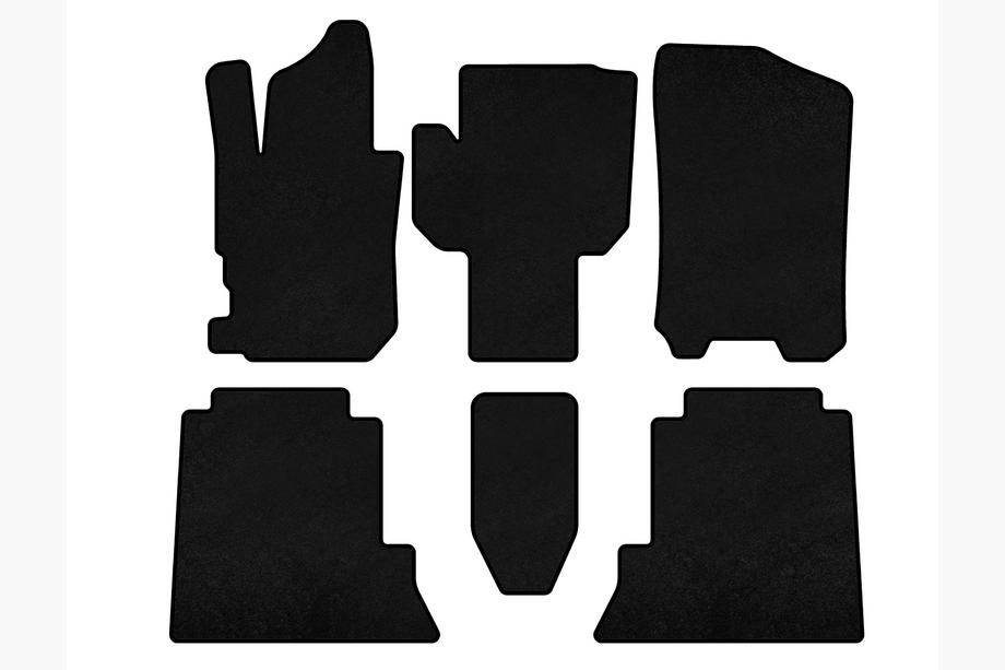 Honda FR-V 2004-2009 Textil Fußmatten Premium (Schwarz) Image