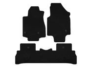 Honda Pilot 2008-2015 Textil Fußmatten Premium (2008-2012, 7-Sitzer, Schwarz) Foto 2