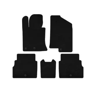 Textil Fußmatten Premium V2 (Schwarz) Foto 1