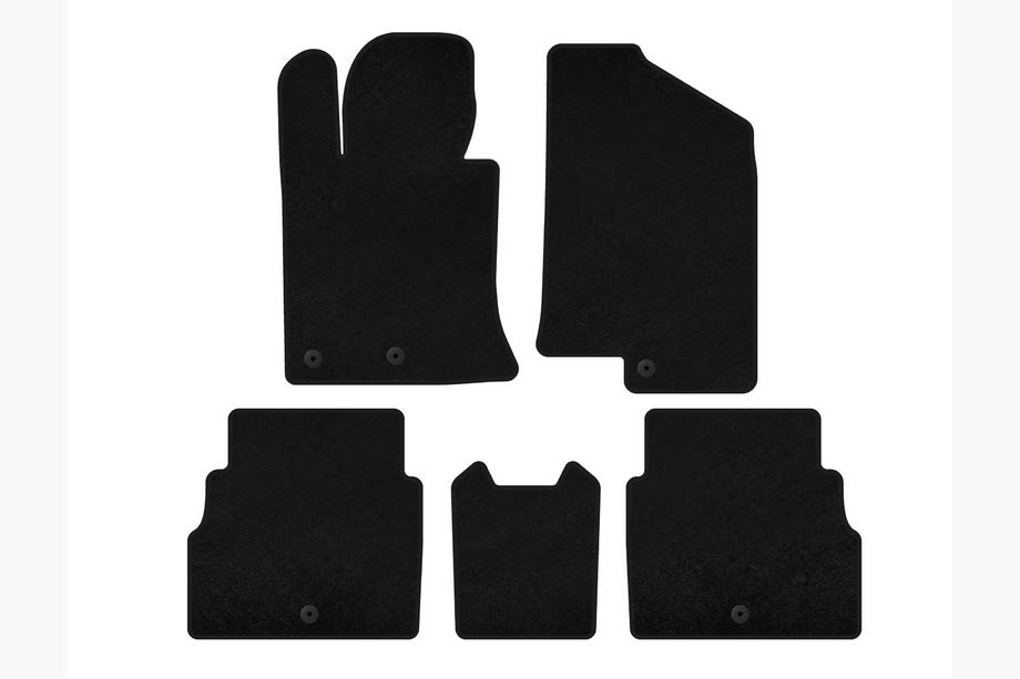 Hyundai Sonata YF 2010-2014 Textil Fußmatten Premium V2 (Schwarz) Image