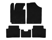 Hyundai Veloster 2011-2017 Textil Fußmatten Premium (schwarz) Foto 2