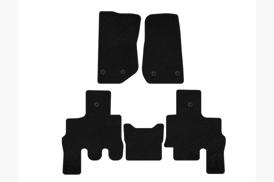 Jeep Wrangler 2007-2017 Textil Fußmatten Premium (schwarz) Image