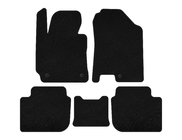 Kia Cerato 3 2013-2018 Textil-Fußmatten Premium (SD, Schwarz) Foto 1