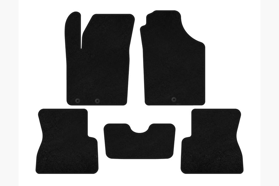 Kia Picanto 2011-2016 Textil Fußmatten Premium (schwarz) Image