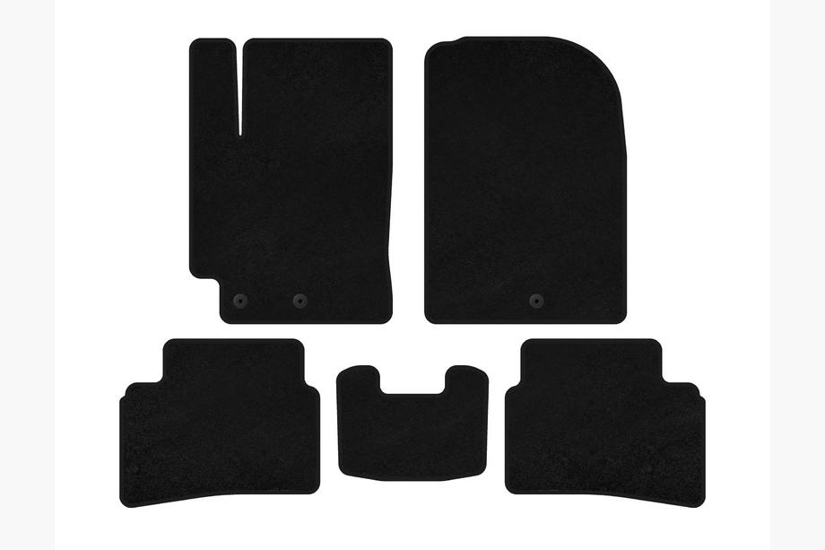 Kia Stonic 2017- Textil Fußmatten Premium (2019+, Schwarz) Image