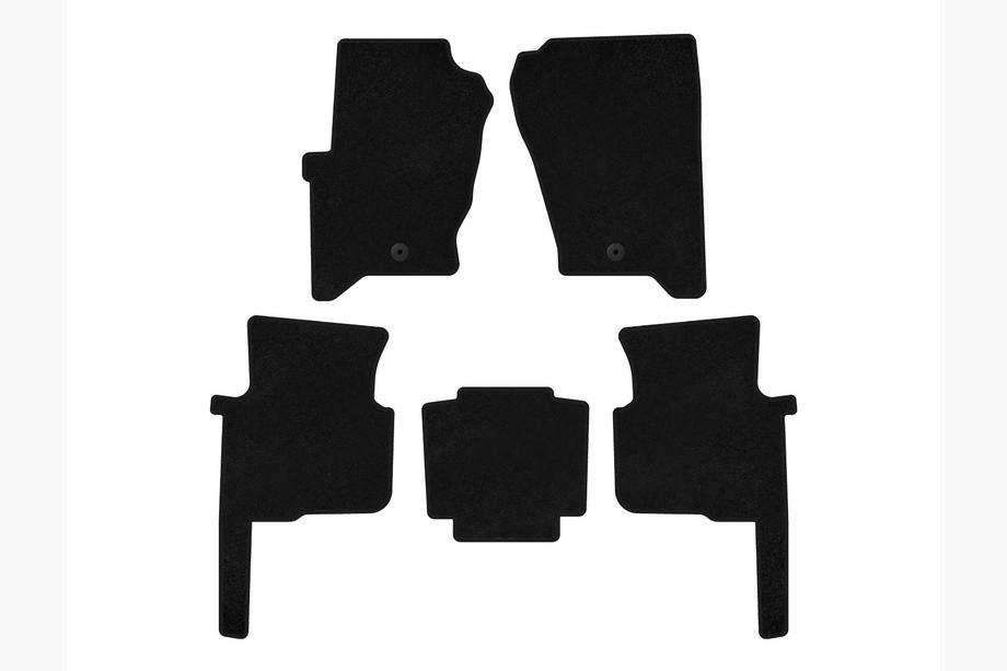 Land Rover Discovery III 2004–2009 Textil Fußmatten Premium (Schwarz) Image