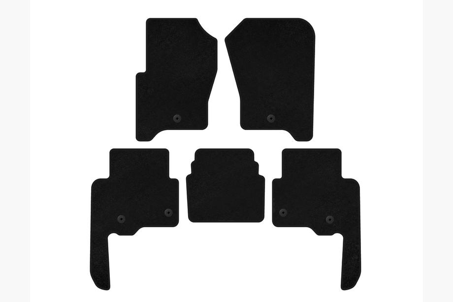 Land Rover Discovery IV 2009-2017 Textil Fußmatten Premium V2 (Schwarz) Image
