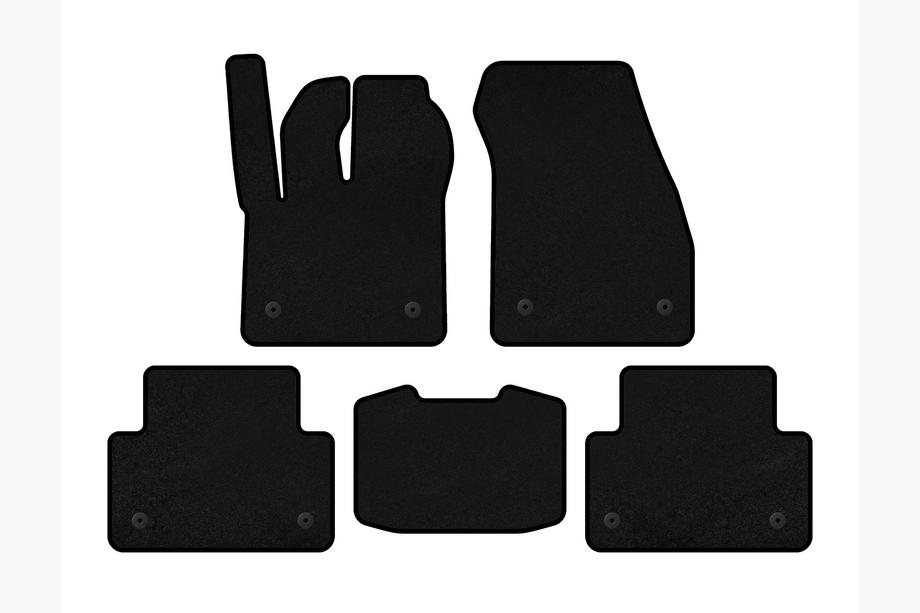 Range Rover Evoque 2018- Textil Fußmatten Premium (Schwarz) Image