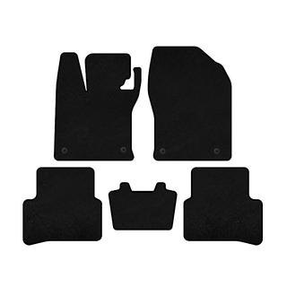 Textil-Fußmatten Premium (Hybrid, Schwarz)
