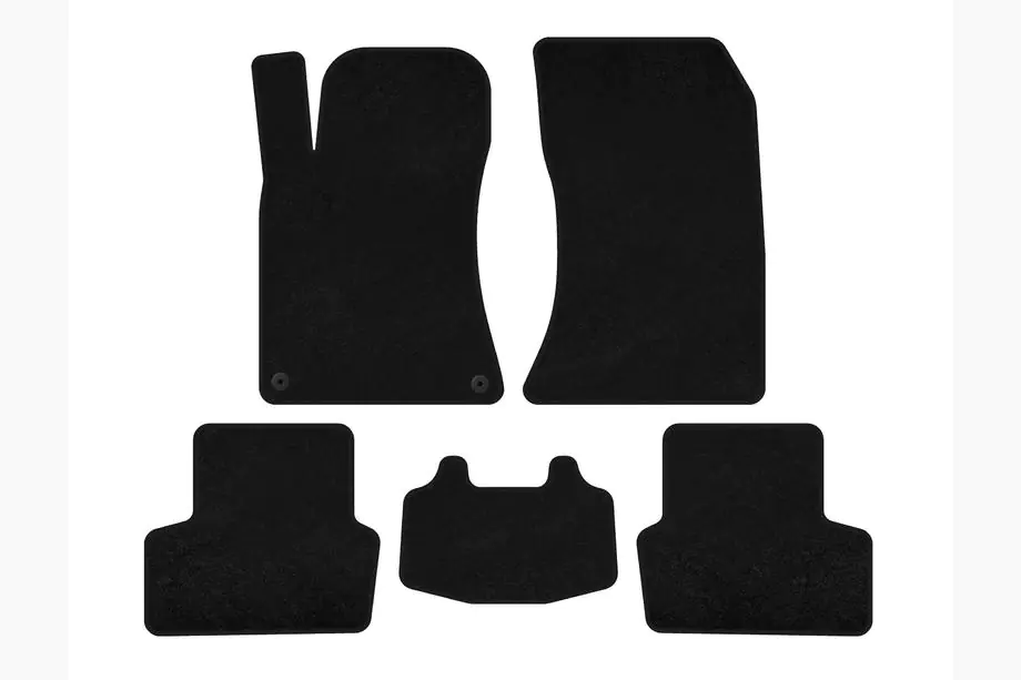 Mercedes CLA C117 2013-2019 Textil-Fußmatten Premium (SD, Schwarz) Image