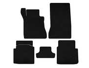 Mercedes S-class W126 1979-1991 Textil Fußmatten Premium (SD, Kurzbasis, Schwarz) Foto 1