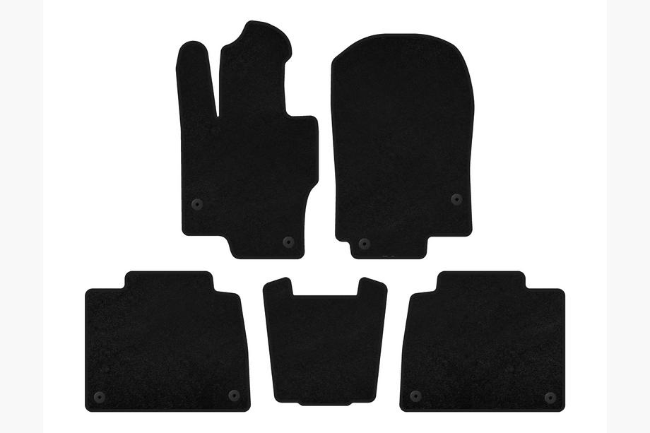 Mercedes GLE W167 2018- Textil Fußmatten Premium (Schwarz) Image