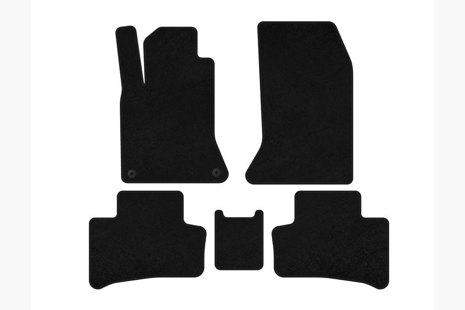 Mercedes B-class W246 2011-2018 Textil Fußmatten Premium (2011-2015, Elektro, Schwarz) Image