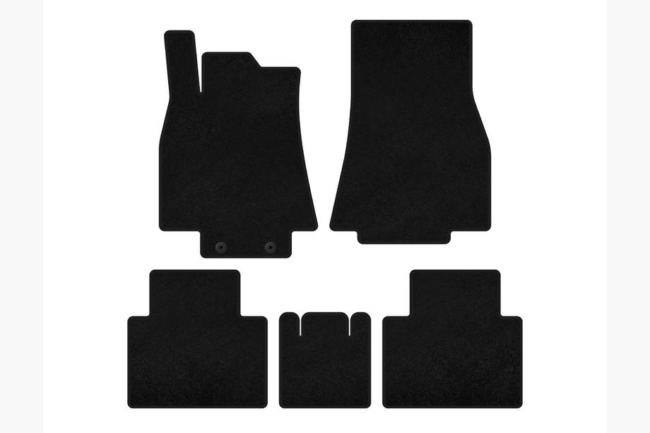 Mercedes B-class W245 2005-2011 Textil Fußmatten Premium (Schwarz) Image