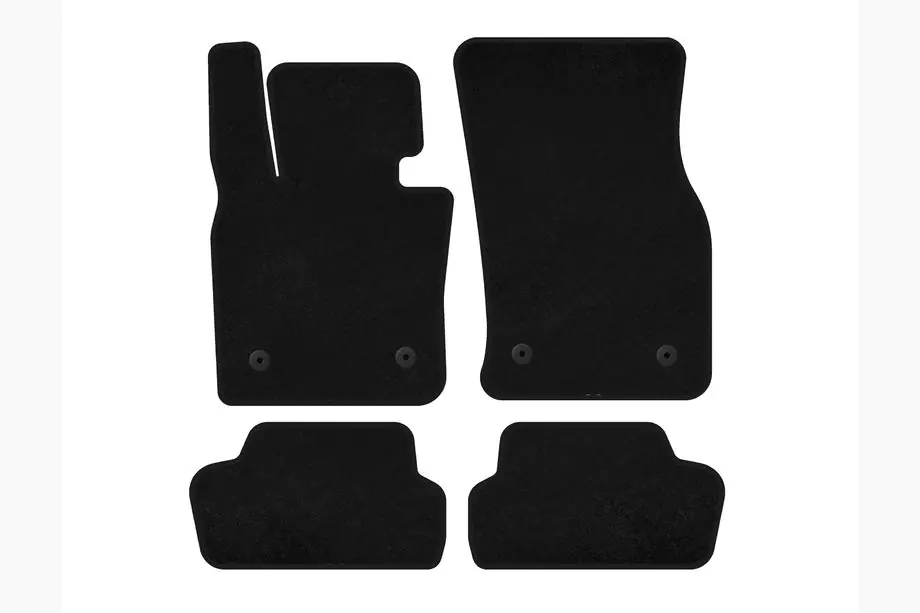 Mini Cooper F55/56/57 2014-2023 Textil Fußmatten Premium (für F56, Schwarz) Image
