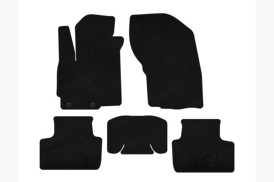 Mitsubishi ASX 2010-2023 Textil Fußmatten Premium (2019-2023, schwarz) Image