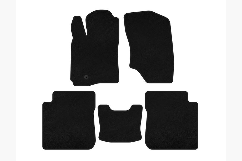 Mitsubishi Outlander 2001-2006 Textil Fußmatten Premium (Schwarz) Image