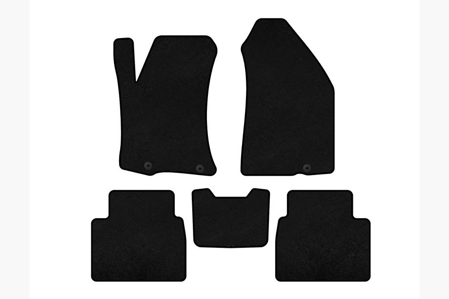 Nissan Altima 2012-2018 Textil-Fußmatten Premium (SD, Schwarz) Image