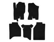 Nissan Navara 2006-2015 Premium Textil-Fußmatten (ohne Staufächer, schwarz) Foto 1