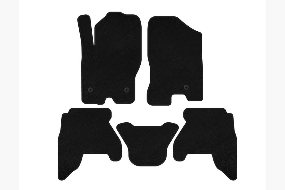 Nissan Pathfinder R51 2005-2014 Textil-Fußmatten Premium V1 (2 Reihen, Schwarz, 2010-2014) Image