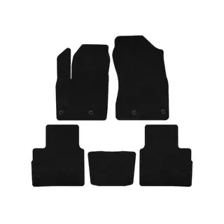 Textil Fußmatten Premium (5-Sitzer, Schwarz) Foto 1