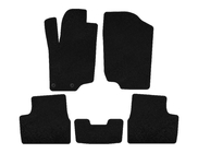 Peugeot 207 2006–2014 Textil Fußmatten Premium (HB, 5-türig, Schwarz) Foto 1