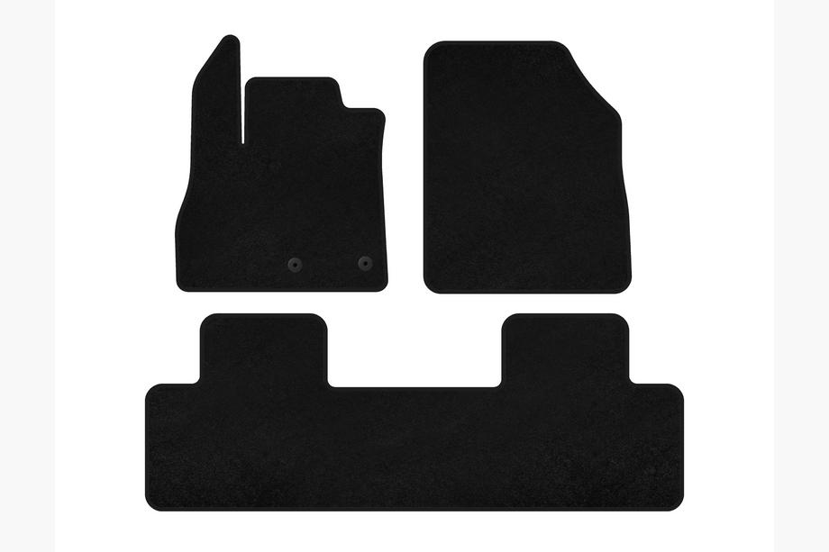 Renault Scenic/Grand 2016–2025 Textil Fußmatten Premium (5-Sitzer, Schwarz) Foto 1