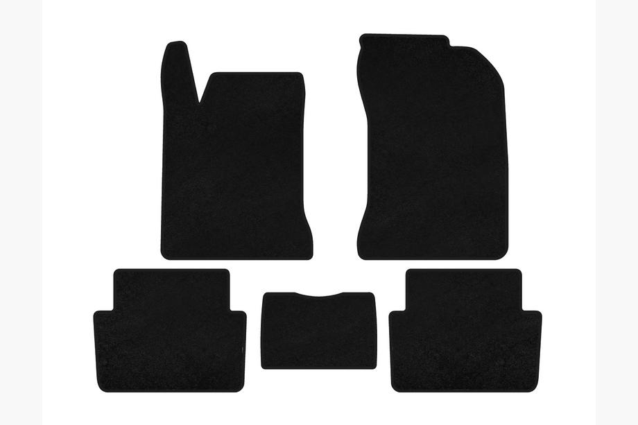 Renault Laguna 2001-2007 Textil-Fußmatten Premium (SW, Schwarz) Image