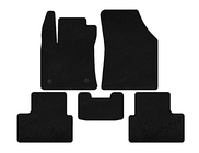 Renault Megane IV 2016-2025 Textil-Fußmatten Premium (SD, Schwarz) Foto 1
