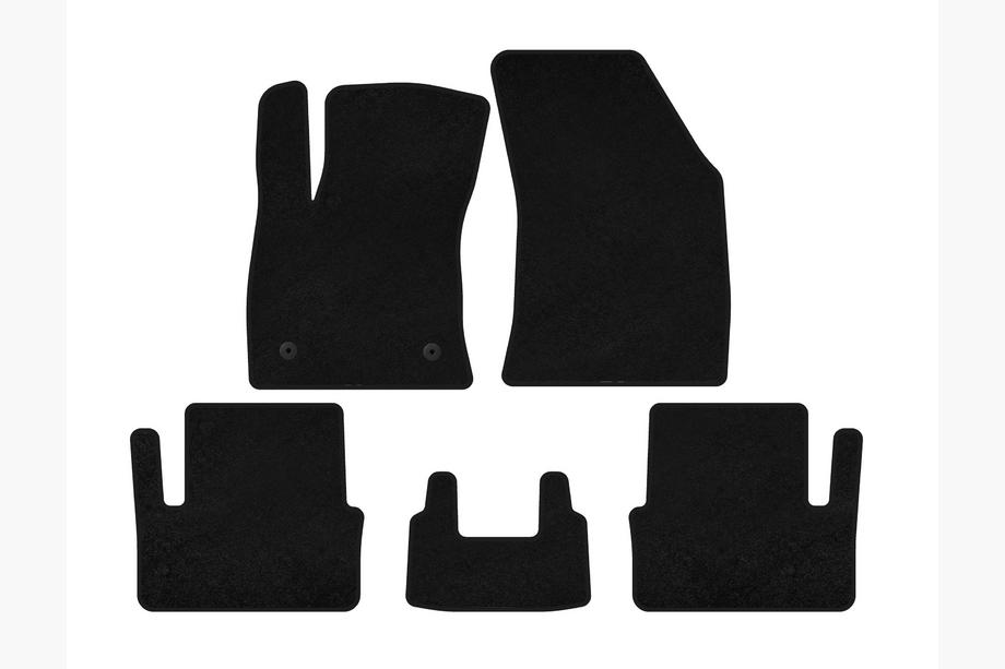 Renault Megane IV 2016-2025 Textil-Fußmatten Premium (HB, Schwarz) Foto 1