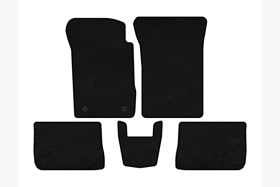 Renault Symbol 2008-2013 Textil-Fußmatten Premium (SD, Schwarz) Image