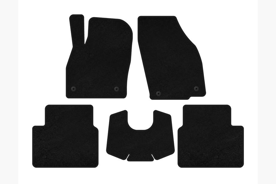 Skoda Kamiq 2019- Textil Fußmatten Premium (Automatik, Schwarz) Image
