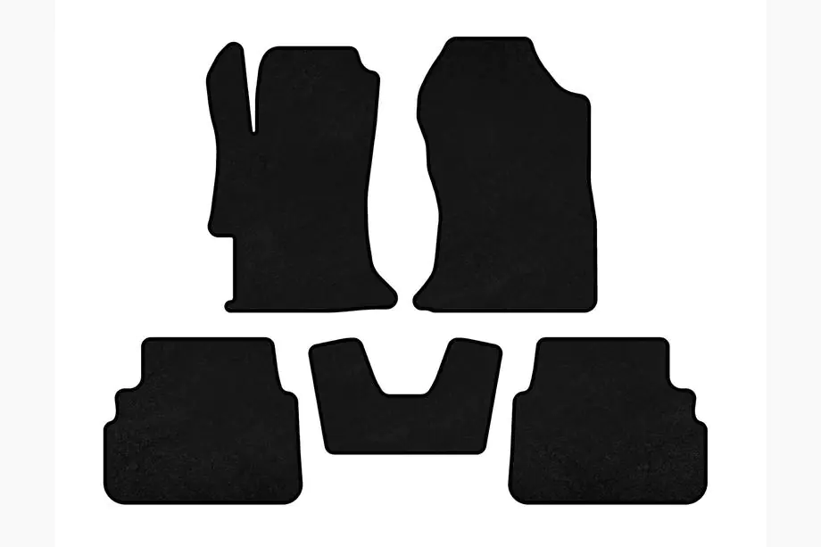 Subaru XV 2017-2023 Textil Fußmatten Premium V1 (Schwarz) Image