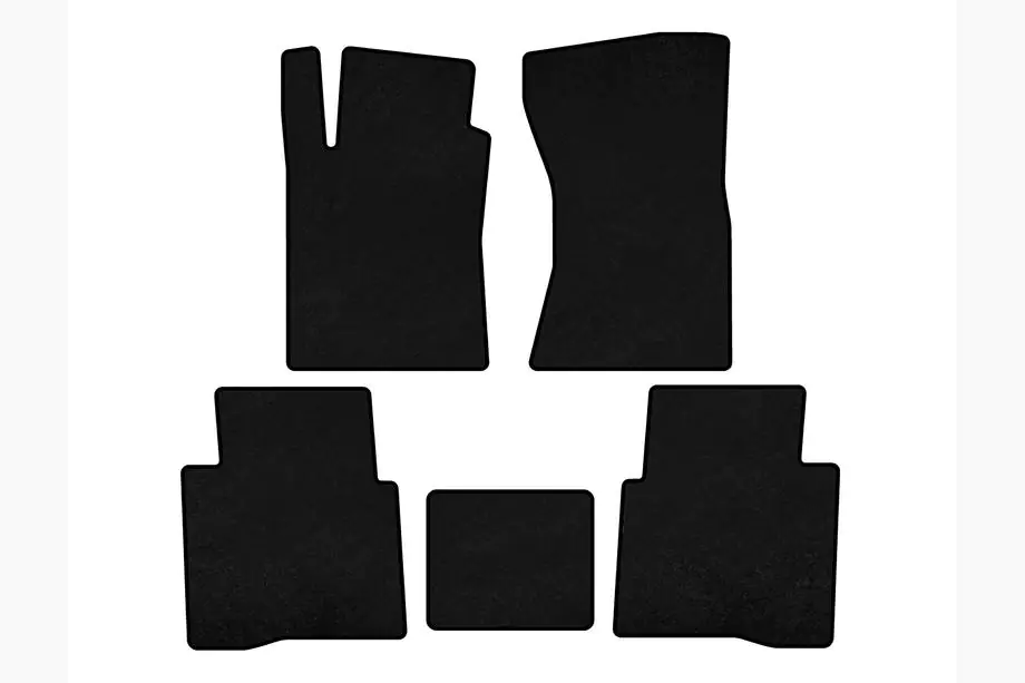 Toyota Fortuner 2006-2015 Textil Fußmatten Premium (Schwarz) Image