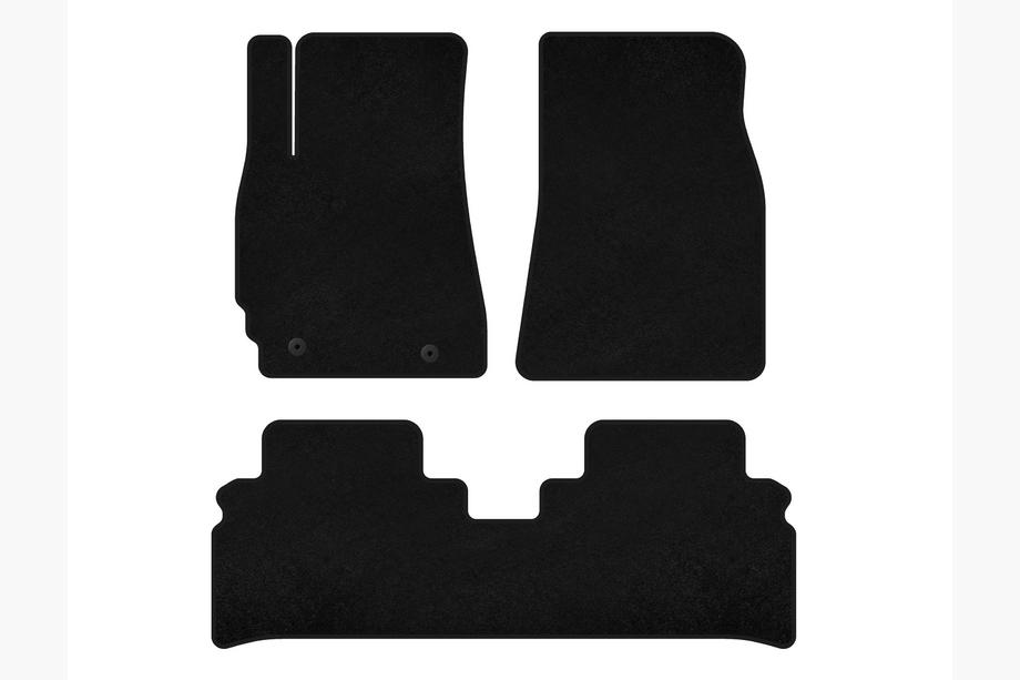 Toyota Highlander 2000-2008 Textil Fußmatten Premium (schwarz) Image
