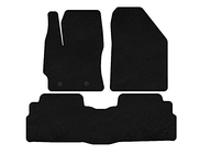 Toyota Verso 2009–2018 Textil Fußmatten Premium (2 Reihen, 7-Sitzer, Schwarz) Foto 1