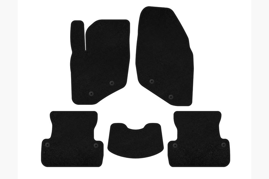 Volvo S60 2000-2009 Textil-Fußmatten Premium (SD, Schwarz) Image
