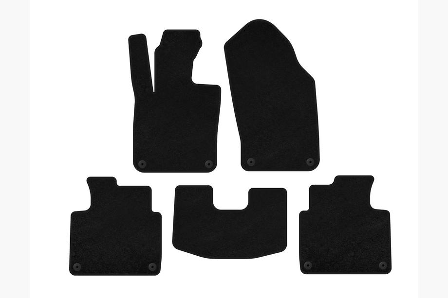 Volvo S90/V90 2016- Textil Fußmatten Premium (SD, Kurzbasis, Schwarz) Image