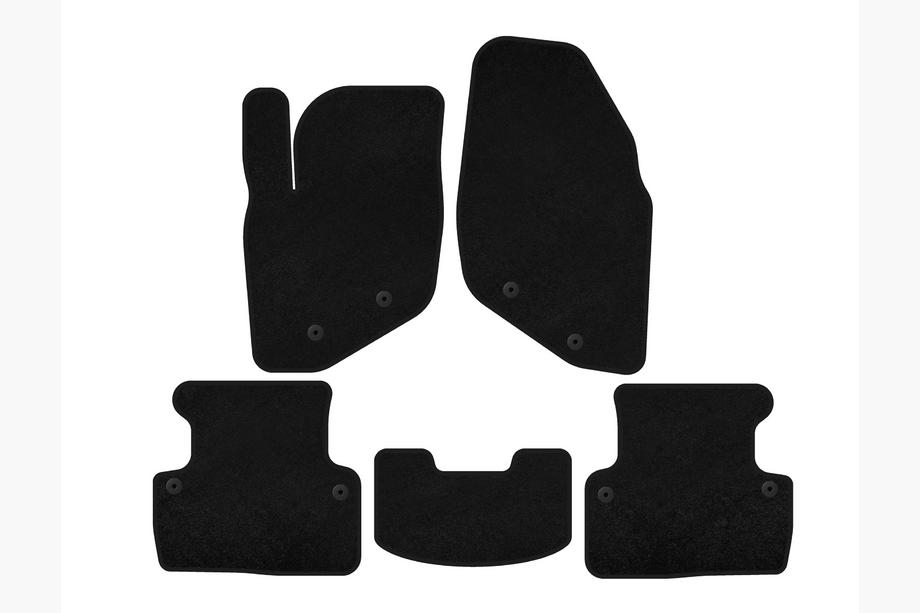 Volvo V70 2000-2007 Textil Fußmatten Premium (schwarz) Image