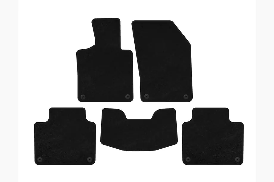 Volvo V90 1997-1998 Textil-Fußmatten Premium (SW, Schwarz) Image