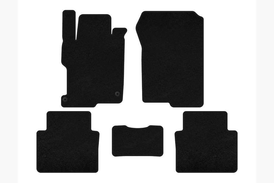 Honda Accord IX 2013-2017 Textil-Fußmatten Premium (SD, Schwarz) Image