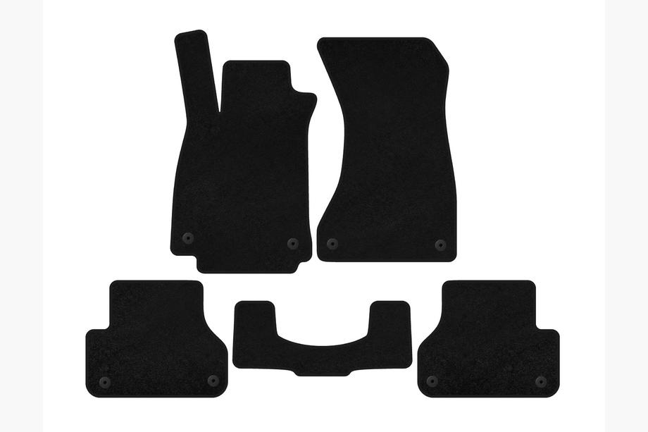 Audi A5 2016-2025 Textil-Fußmatten Classic V1 (Limousine, schwarz) Image