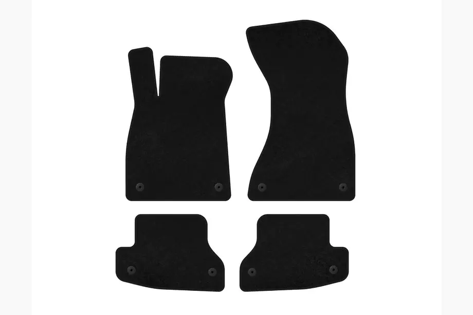 Audi A5 2016-2025 Textil Fußmatten Classic (Coupé, Schwarz) Image