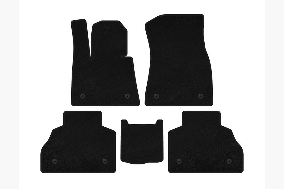 BMW X7 G07 2019- Textil Fußmatten Classic (2 Reihen, Schwarz) Image